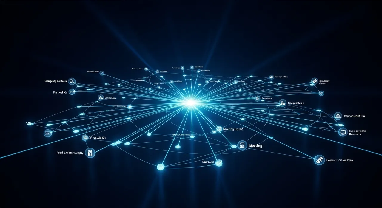 Prepared Lifestyle Hub-Centric Model — connected preparedness network